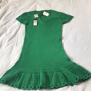 BCBG knit dress silk/cotton combo size L 8/10